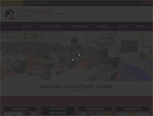 Tablet Screenshot of mcfpublicschoolkalpetta.com